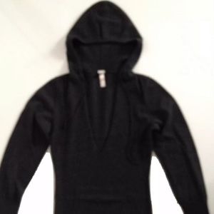 Aqua Cashmere Pullover Hoody